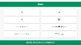 Descargar Aesthetic Symbols Trabajo para Android captura de pantalla 2