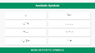Descargar Aesthetic Symbols Trabajo para Android captura de pantalla 4