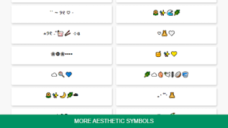 Descargar Aesthetic Symbols Trabajo para Android captura de pantalla 6