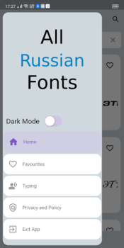 Descargar All Russian Fonts Personalización para Android captura de pantalla 4