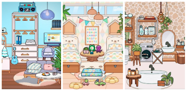 Descargar Toca Boca House Ideas Personalización para Android captura de pantalla 2