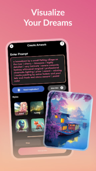 Descargar Dream AI Art Generator Arte y Diseño para Android captura de pantalla 2