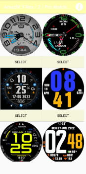 Descargar Amazfit T Rex / 2 / Pro WFace Personalización para Android captura de pantalla 5