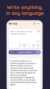 Descargar IA Español, AI Chatbot - Genie Trabajo para Android captura de pantalla 4