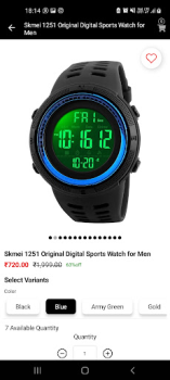 Descargar Skmei Watch Store Compras para Android captura de pantalla 3