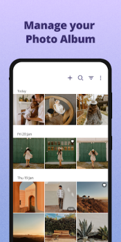 Descargar Galería - Editor de fotos Foto para Android captura de pantalla 2