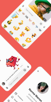 Descargar Gem Space: blogs, chats, calls Comunicación para Android captura de pantalla 2