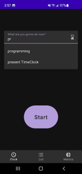 Descargar Time Clock Trabajo para Android captura de pantalla 2