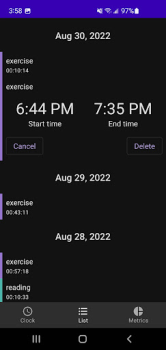 Descargar Time Clock Trabajo para Android captura de pantalla 6