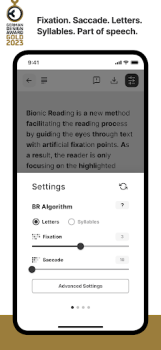 Descargar Bionic Reading® Libros y referencia para Android captura de pantalla 4