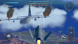 Descargar Sky Warriors: Combates Aéreos Juegos de acción para Android captura de pantalla 2