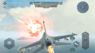Descargar Sky Warriors: Combates Aéreos Juegos de acción para Android captura de pantalla 3