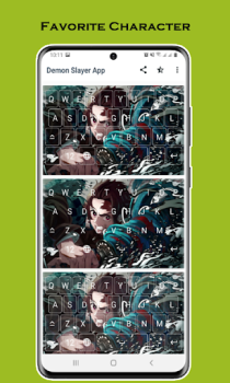 Descargar Keyboard Demon Slayer Theme Personalización para Android captura de pantalla 2