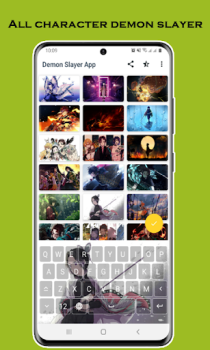 Descargar Keyboard Demon Slayer Theme Personalización para Android captura de pantalla 4
