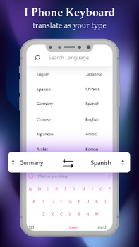 Descargar Keyboard For iPhone 14 pro Personalización para Android captura de pantalla 2