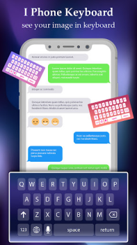 Descargar Keyboard For iPhone 14 pro Personalización para Android captura de pantalla 3