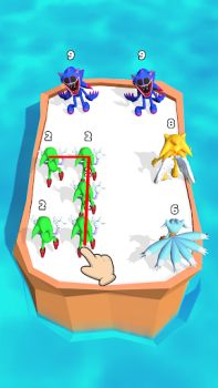 Descargar Merge Super - Monster Fight Arcada para Android captura de pantalla 4