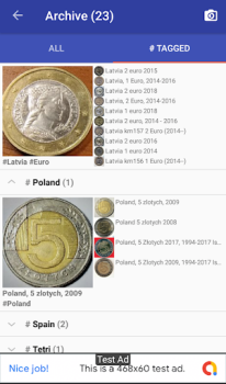 Descargar Coinoscope: identificar moneda Libros y referencia para Android captura de pantalla 5