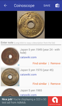Descargar Coinoscope: identificar moneda Libros y referencia para Android captura de pantalla 7