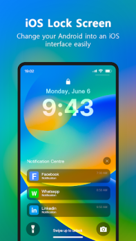 Descargar Lock Screen iOS 16 Personalización para Android captura de pantalla 3