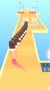 Descargar Popsicle Stack - Runner Game Arcada para Android captura de pantalla 2