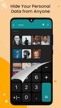 Descargar Calculadora secreta: Hide app Editores y reproductores de video para Android captura de pantalla 7