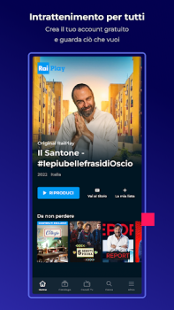 Descargar RaiPlay Entretenimiento para Android captura de pantalla 3