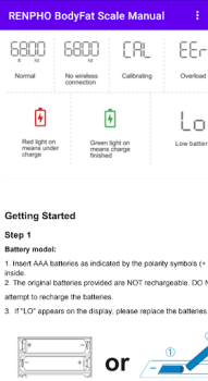 Descargar RENPHO BodyFat Scale Manual Trabajo para Android captura de pantalla 2
