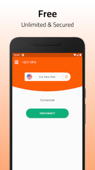 Descargar HOT VPN - Secure VPN Proxy Herramientas para Android captura de pantalla 2