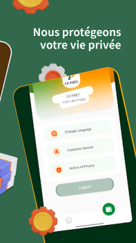 Descargar Le Prêt–Prêt d’Argent Mobile Finanzas para Android captura de pantalla 5