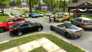 Descargar Coche Conducción Juegos línea Raza para Android captura de pantalla 4