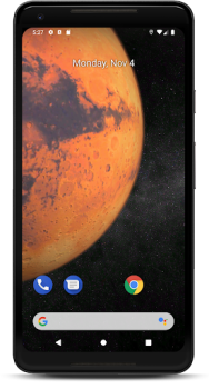 Descargar Mars 3D live wallpaper Personalización para Android captura de pantalla 3