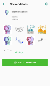 Descargar Islamic stickers for whatsapp Social para Android captura de pantalla 2