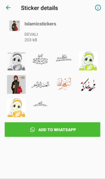 Descargar Islamic stickers for whatsapp Social para Android captura de pantalla 3