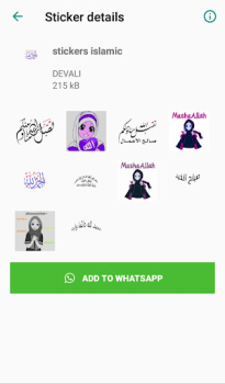 Descargar Islamic stickers for whatsapp Social para Android captura de pantalla 4
