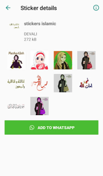 Descargar Islamic stickers for whatsapp Social para Android captura de pantalla 7
