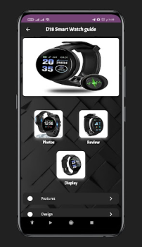 Descargar D18 Smart Watch guide Herramientas para Android captura de pantalla 2
