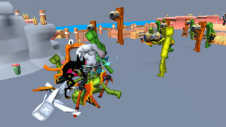 Descargar Melon vs People Playground 3D Juegos de acción para Android captura de pantalla 6