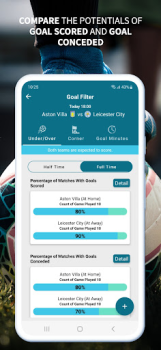 Descargar Goal Filter - Football Stats Deporte para Android captura de pantalla 2