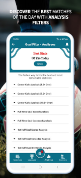 Descargar Goal Filter - Football Stats Deporte para Android captura de pantalla 6