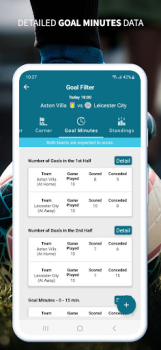 Descargar Goal Filter - Football Stats Deporte para Android captura de pantalla 7