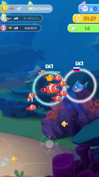 Descargar Fish Go.io 2 Juegos casuales para Android captura de pantalla 2