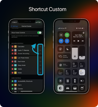 Descargar Centro de control iOS 16 Herramientas para Android captura de pantalla 4