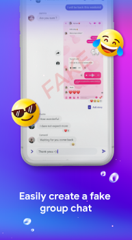 Descargar Fake Chat Messenger Herramientas para Android captura de pantalla 4