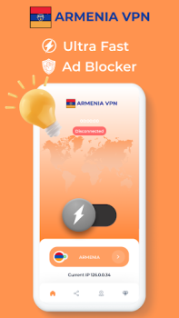 Descargar Armenia VPN - Private Proxy Herramientas para Android captura de pantalla 2