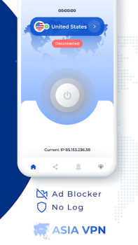 Descargar Asia VPN - Get Asia IP Herramientas para Android captura de pantalla 2