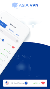 Descargar Asia VPN - Get Asia IP Herramientas para Android captura de pantalla 4