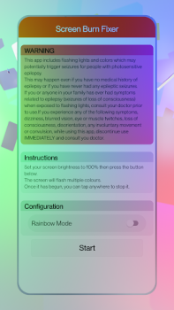 Descargar Screen Burn Fixer Herramientas para Android captura de pantalla 2