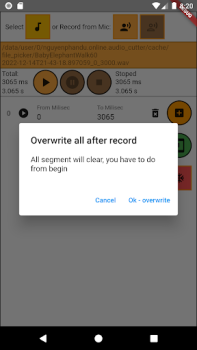 Descargar Audio splitter Herramientas para Android captura de pantalla 3