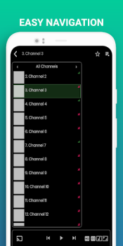Descargar 3In1 IPTV - M3U Play Test Edit Editores y reproductores de video para Android captura de pantalla 3